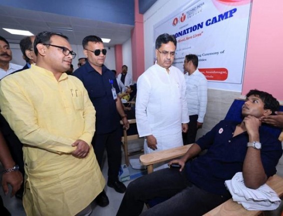 CM Manik Saha visited Techno India University, launched Govt facility there. TIWN Pic Nov 15 CM Manik Saha visited Techno India University, launched Govt facility there. TIWN Pic Nov 15